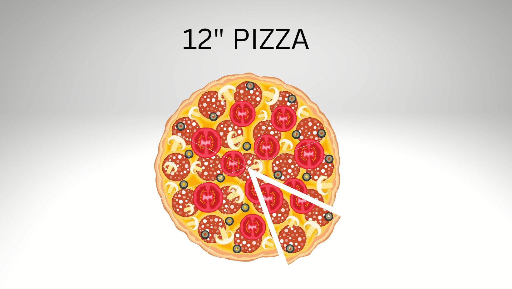 How big is a 12 pizza?